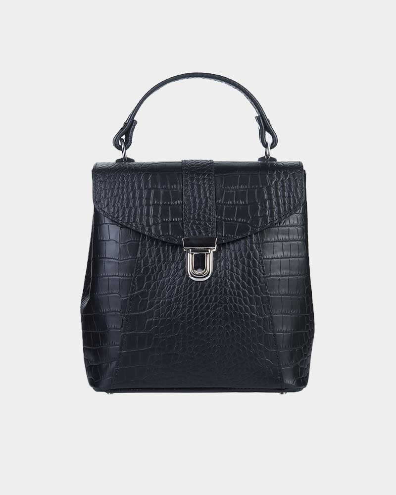 Galentino Bags cross body saddle bag in black - immagine 4